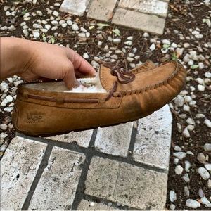 UGG Moccasins womens 6 chestnut color